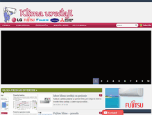 Tablet Screenshot of klimauredjaj.net